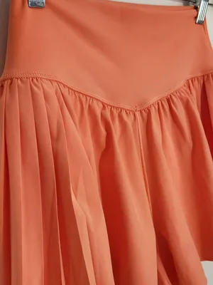 Aerie OFFLINE Real Me Coral Pleated Flowy Shorts Size Medium NWT thumbnail 3