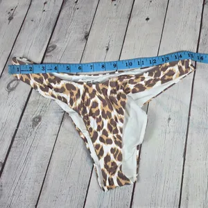 Aerie Leopard‎ Print High Waisted Bikini Bottoms Swimsuit Size L thumbnail 7