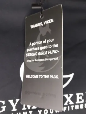 Gym Vixen Black Logo Women's Performance Athletic Gym Activewear Tee NWT thumbnail 5
