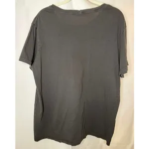 MONROW Relaxed Pocket Crew in Faded Black sz. M thumbnail 2