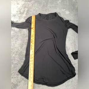 Lululemon athletica Dark Gray Long Sleeve Shirt thumbnail 6