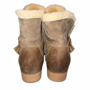 Dansko Nubuck Leather Water Resistant Shearling Lined Bessie Clogs Booties Shoes 38 thumbnail 5