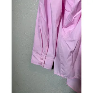 NWT ZARA Oversized Poplin Shirt Pink Size S thumbnail 5