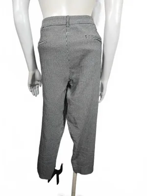 Carolina Belle Women's Black and White Checkered Dress Pants Size 12 thumbnail 4