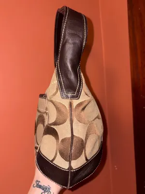 Vintage Coach Ergo Signature Jacquard Hobo shoulder bag thumbnail 6