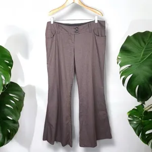 Maria Bianca Nero 🆕 Mariagrazia Panizzi Plaid Wide Leg Flare Pants Made in Italy thumbnail 5