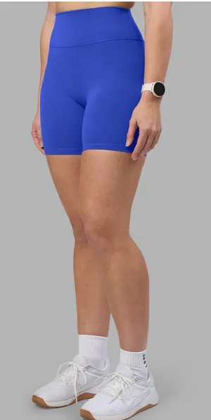 Allure High-Waist Bike Shorts in Cobalt Blue 955 thumbnail 1