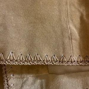 Terry Lewis Classic Luxuries Women's Tan Suede Jacket Lined GORGEOUS- Size L thumbnail 10