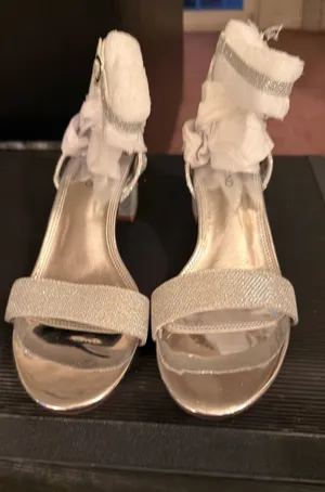 ShoeLAND Open Toe Ankle Strap Chunky Block Heel Sandals thumbnail 1