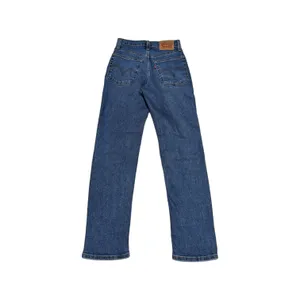 Levi's Wedgie Straight Jeans Medium Wash Blue Womens 24 High Rise Baggy Relaxed thumbnail 3