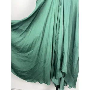 Selfie Leslie Forest Green Ava Cowl Neck Satin Drawstring Midi Dress Size XS‎ thumbnail 10