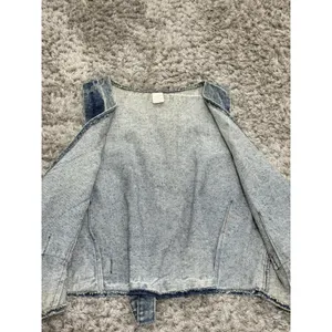 The Dean Group Vintage 90’s Acid Washed Denim Vest Women’s Size Large thumbnail 6