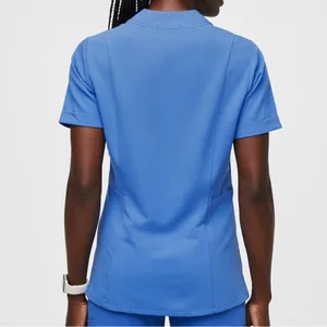 Figs Siaya Capri Blue V Neck Scrub Top‎ XXS thumbnail 2
