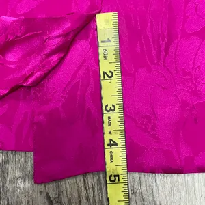 Adrianna Papell Fuchsia Pink Silk Skirt With Floral Design Size 8 thumbnail 8