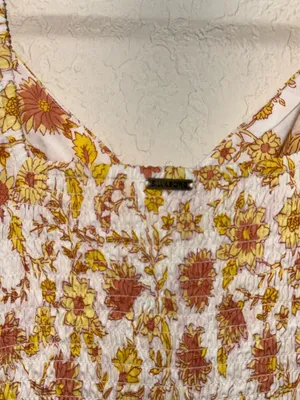 Billabong Dress Floral Mini Yellow thumbnail 3