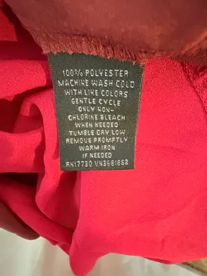 Mossimo sheer red razorback tank with brown asymmetrical side panels XS thumbnail 5