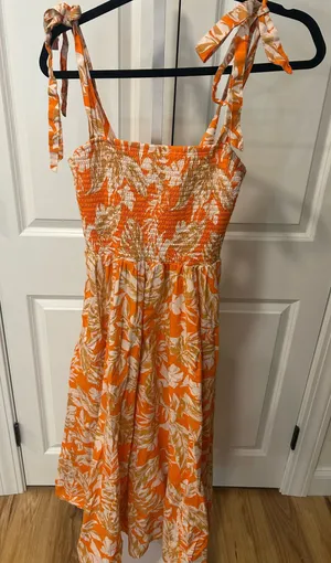 Orange Maxi Dress  thumbnail 1