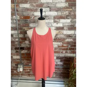 Zyia Active Coral Pink Chill Razor Back Tank Top XXL thumbnail 4