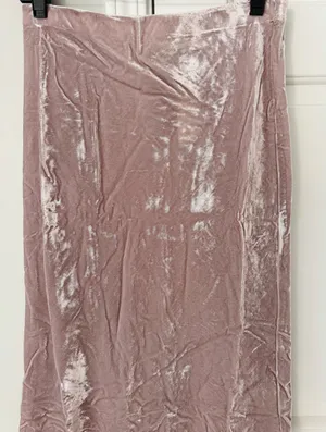 Anthropologie The Tilda Maxi Slip Skirt: Velvet Edition, Size S thumbnail 8