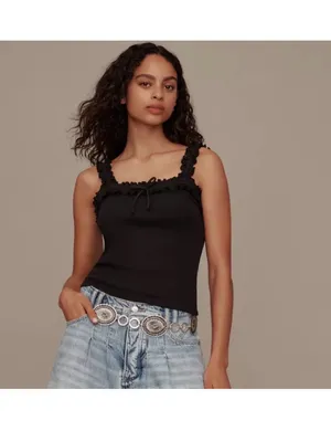 Anthropologie The Dorrie Ruffled Cami by Maeve thumbnail 3