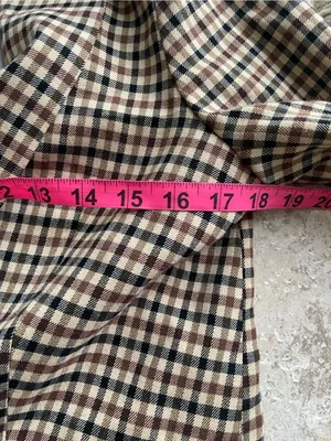 Rails Chelsea Plaid Blazer In Cafe Check thumbnail 9
