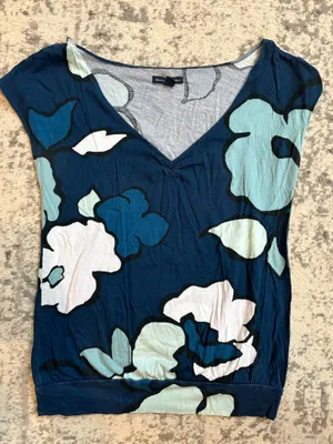 American Eagle Outfitters Top Floral thumbnail 1