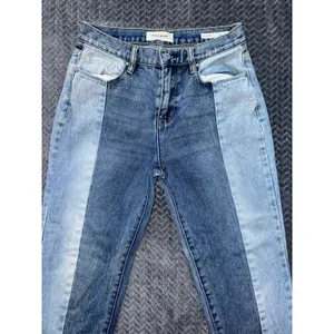 Pac‎ Sun Women's Vintage Icon Denim Blue High Rise Straight Raw Hem Size 25 thumbnail 2