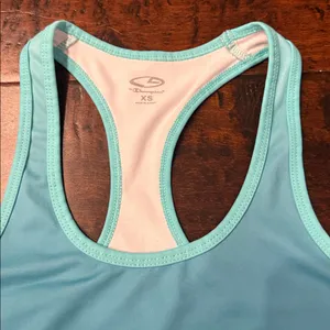 Champion ombré Blue Racerback workout tank thumbnail 3