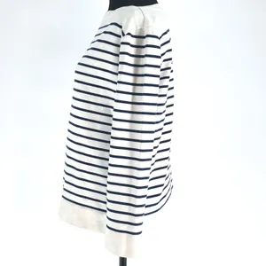 VTG Ralph Lauren Petite Womens PL‎ Striped Long Sleeve Preppy Y2K Top Navy White thumbnail 5
