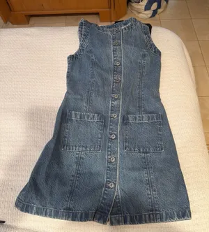 Abercrombie & Fitch Blue Denim dress thumbnail 1