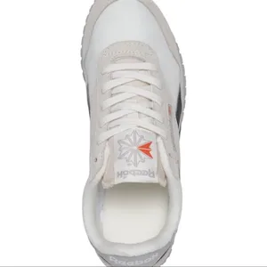 Reebok Classic Low-Top Sneaker in White, Light Gray & Black thumbnail 4