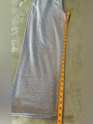 Women’s Cozy Wide-Leg Lounge Pants - Gray Size XS (0-2) thumbnail 6