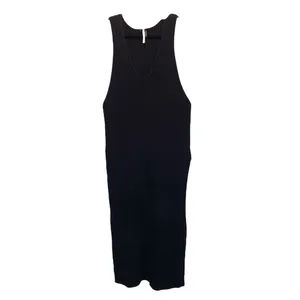 Free People Black Emmy Ribbed Knit Tank Dress Small thumbnail 3