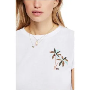 Free People We The Free Beachy Keen Embroidered Tee‎ Size XS thumbnail 2