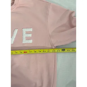 Avara Light‎ Pink Love Sweatshirt size large thumbnail 5