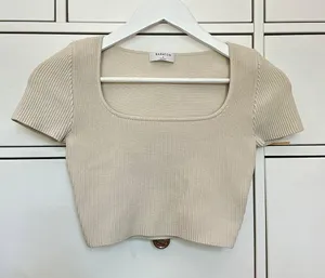 Aritzia Sculpt Knit Squareneck Top thumbnail 1