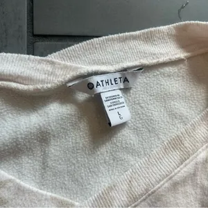 Athleta Comfort Luxe Dye-Pattern V-Neck Sweater thumbnail 3