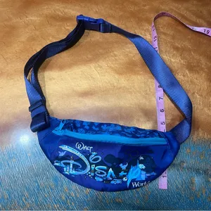 Disney World 50th Anniversary Blue Graphci Waist Bag Fanny pack adjustable thumbnail 10