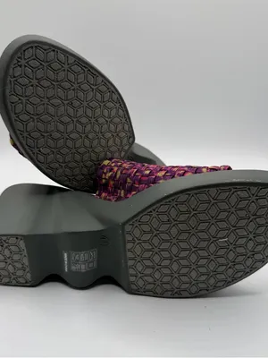 Zee Alexis Woven Platform Wedge Slide Sandals Womens EU 41 US 10 Multicolor thumbnail 6