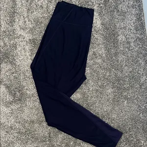 Spalding Navy Blue Active Leggings thumbnail 1