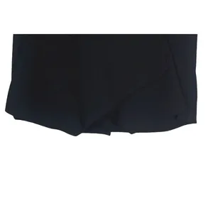 Zara Symmetrical Wrap Style Envelope City Skort Pockets Back Zipper S Black thumbnail 9