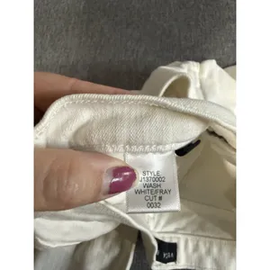 Veronica Beard Women's Brooke 8.5" Skinny Fray Raw Hem White Denim Jeans Sz 27 thumbnail 15
