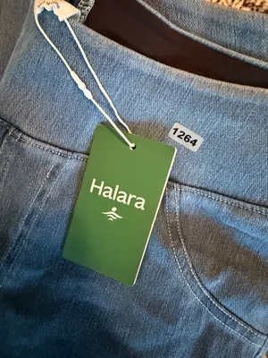 Halara M Womens Full-Length Stretch Denim Jeggings M Blue thumbnail 7