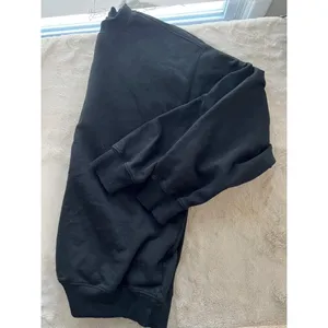 Skims Black Cotton Crewneck Sweatshirt Womens Size Small Classic Casual thumbnail 5