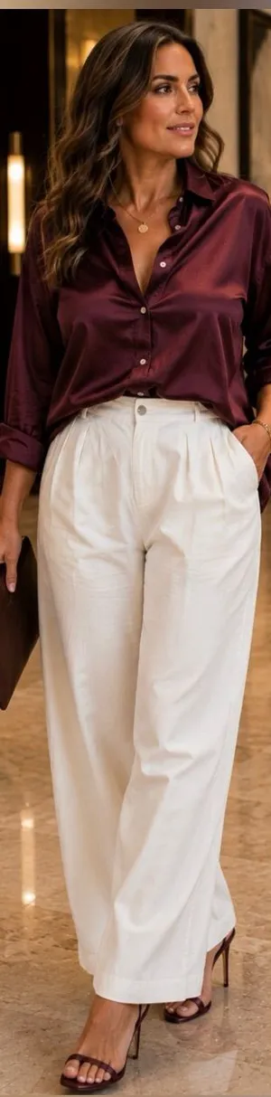 💥Reformation Mason Pleated Pants Ivory Tencel High Rise Wide Leg Sz 18🧡 thumbnail 1