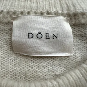 Doen Azaria Ivory Cream Sweater Size XS Alpaca Wool Ruffle Collar thumbnail 4