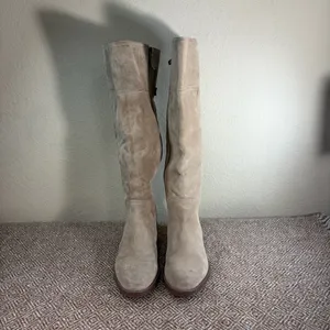 Sarto by Franco Sarto Coley Knee High Riding Boot Sz 7M Suede Leather Boho Party thumbnail 3