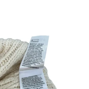 & Other Stories Cable Knit Sweater‎ Cropped Wool Blend Cream Ivory Size Small thumbnail 13