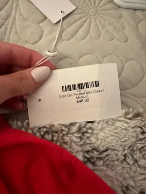 red mini dress Size M thumbnail 2