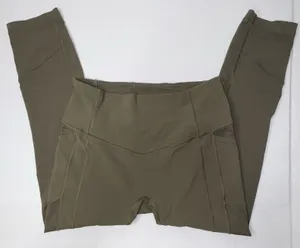 LULULEMON All The Right Places Crop II Leggings Women‎ Sz 8 Sage Active Workout thumbnail 1